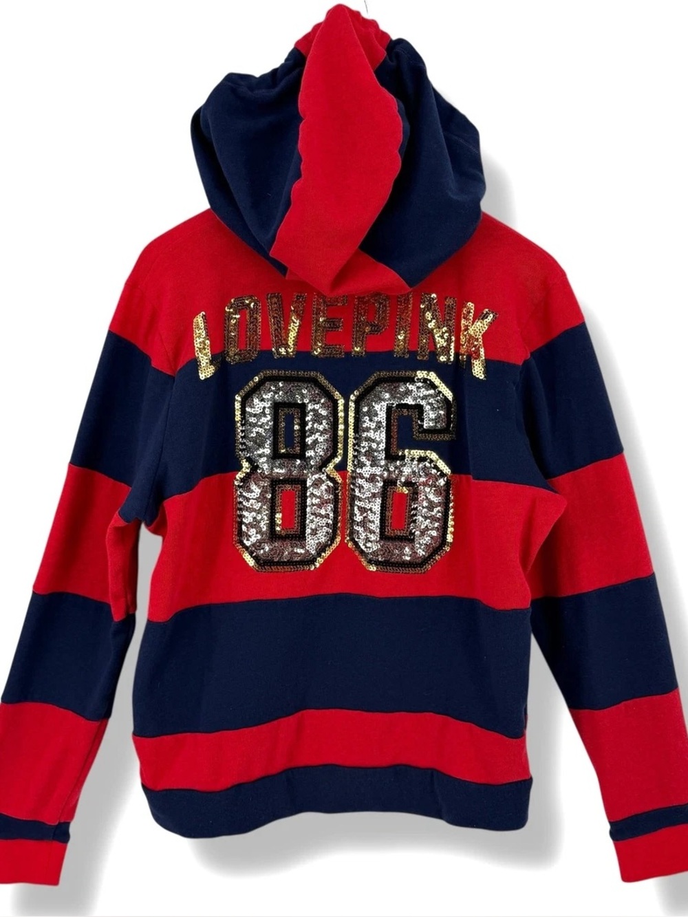 VS PINK Stripped Full Zip